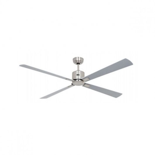 Casafan 942333 Deckenventilator Eco Neo III, Chrom, 152 cm, 35 W, gebürstet