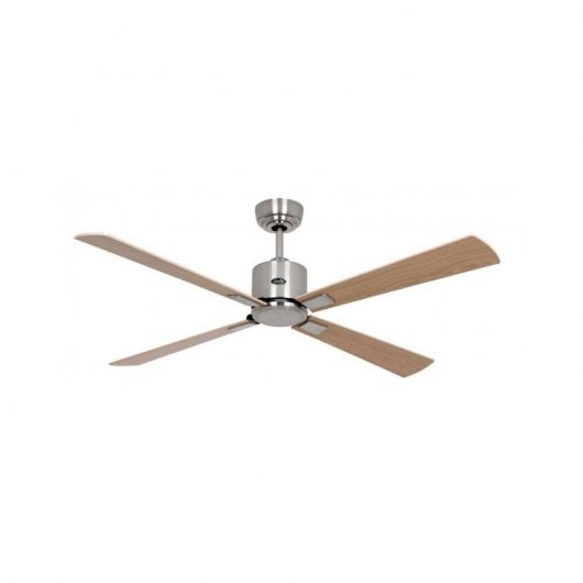 Casafan 942222 Deckenventilator Eco Neo III, 132 cm, 30 W, gebürstetes Chrom