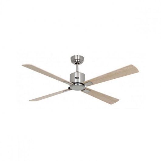 Casafan 942222 Deckenventilator Eco Neo III, 132 cm, 30 W, gebürstetes Chrom
