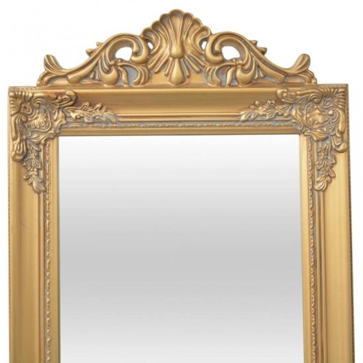 Vidaxl Espejo De Pie Estilo Barroco 160 X 40 Cm Dorado