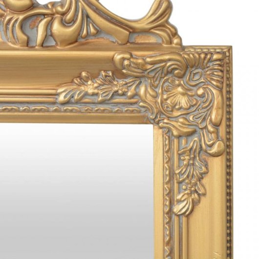 Vidaxl Espejo De Pie Estilo Barroco 160 X 40 Cm Dorado