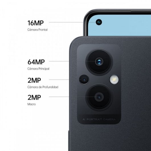 OPPO Reno8 Lite 5G 8/128GB Negro Libre