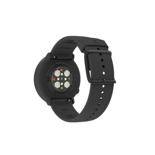 Polar Ignite 2 Bluetooth GPS 43mm Acciaio Nero Silicone S/L Impermeabile Cardio