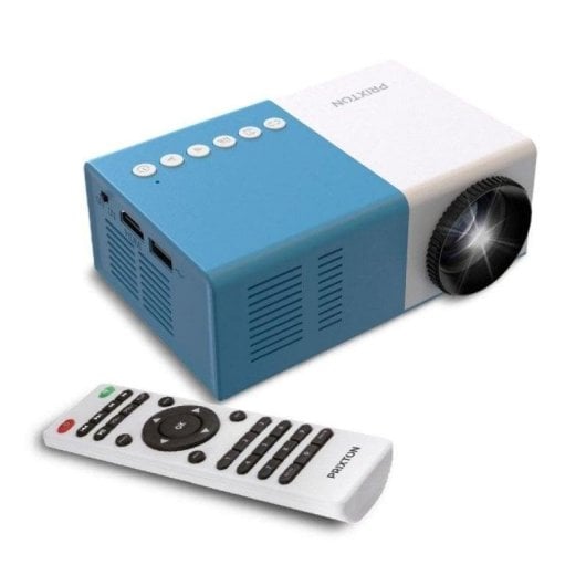 Projecteur Prixton Cinema Mini QVGA 15 Lumens 60" LED LCD Portable Bleu