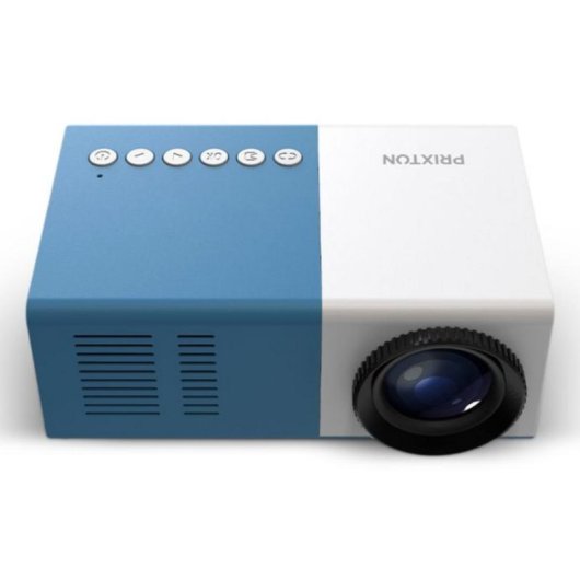 Projecteur Prixton Cinema Mini QVGA 15 Lumens 60" LED LCD Portable Bleu