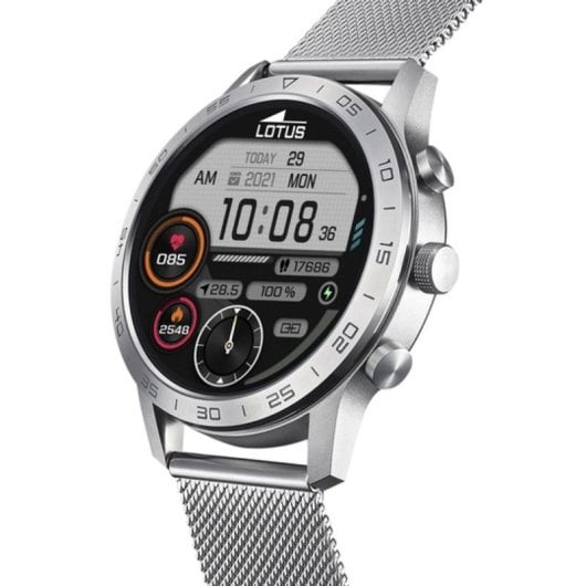 Lotus Smartime 50047/1 Bluetooth 44mm Display Digitale Argento Acciaio Inox IP67