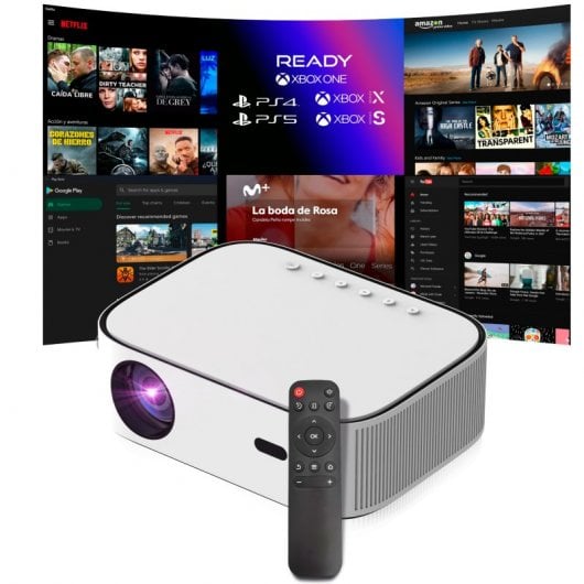 Luximagen QHD550 Projetor ANSI LED LCD LPTS FullHD 10000 Lúmens