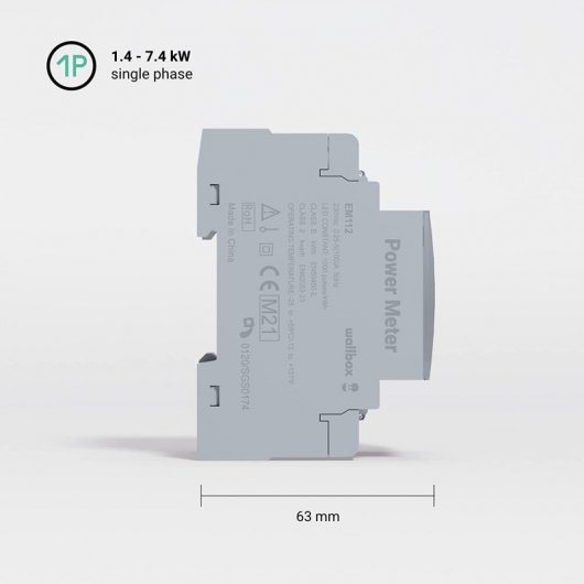 Wallbox Power Boost Medidor de Potencia Monofásico 100A