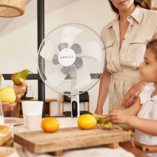 Newlux Smart W1050 Ventilador de Pie 3 en 1 50W Blanco