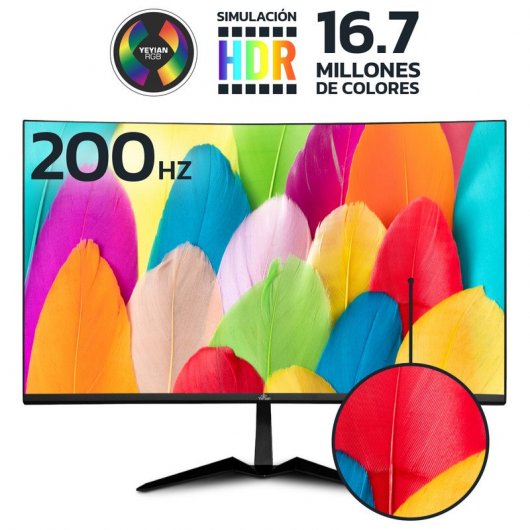Yeyian Sigurd Series 2503 23,8" LED FullHD 200Hz FreeSync/G-Sync Incurvé