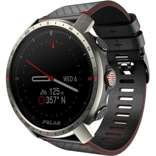 Polar Grit X Pro Titan Bluetooth GPS 47mm Titânio Preto M/L