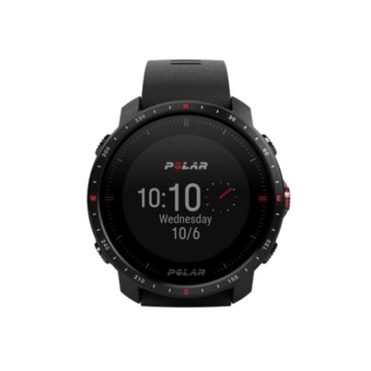 Polar Grit X Pro Titan Bluetooth GPS GLONASS Galileo QZSS 47mm MIP Nero M/L Resistente all'Acqua 100m
