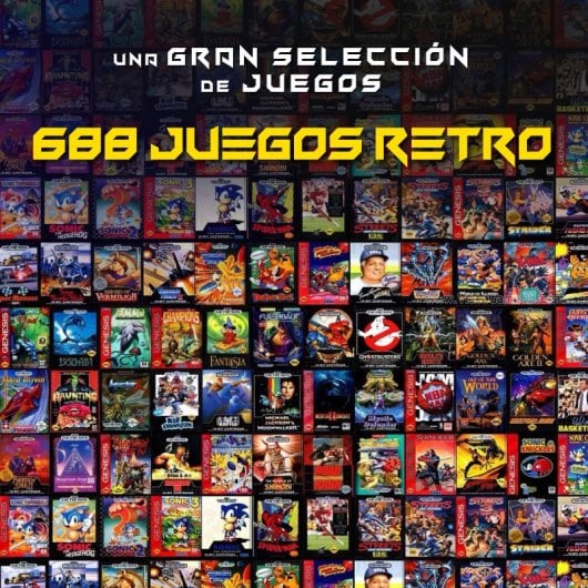 UnicView SG800 Consola Stick Megadrive Sem Fios com 688 Jogos Pré-Instalados