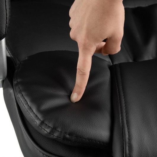 Tectake Jonas Silla de Oficina Negro