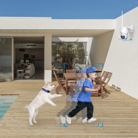 Nivian NVS-IPC-0S2 Cámara Vigilancia Exterior WiFi 360º 2K Blanca
