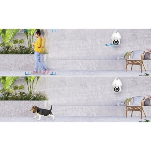 Nivian NVS-IPC-0S2 Cámara Vigilancia Exterior WiFi 360º 2K Blanca