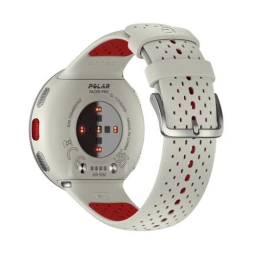 Polar Pacer Pro GPS 45mm MIP Bianco S/L Resistenza all’Acqua 5ATM Pulsometro