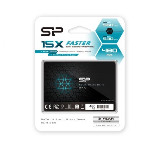 Silicon Power Slim S55 SSD 2.5" 480GB SATA 3