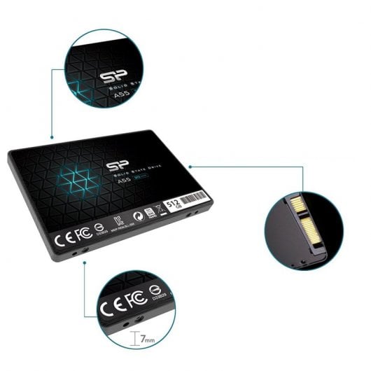 Silicon Power Ace A55 512 GB 2.5" Serial ATA III 3D TLC