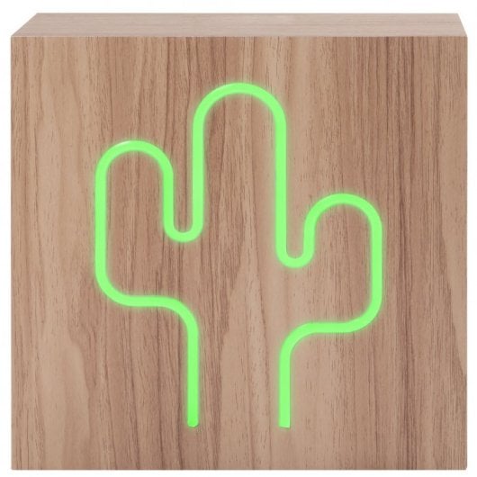 Enceinte Bluetooth BigBen Neon avec chargeur Qi Cactus