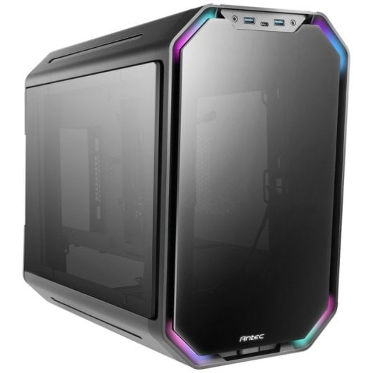 Antec Dark Cube in vetro temperato USB-C Nero