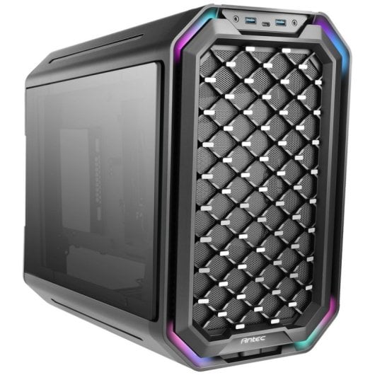 Antec Dark Cube in vetro temperato USB-C Nero