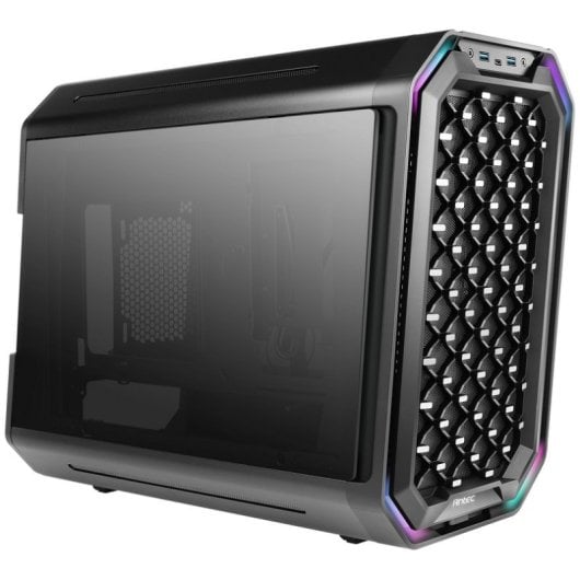 Antec Dark Cube in vetro temperato USB-C Nero