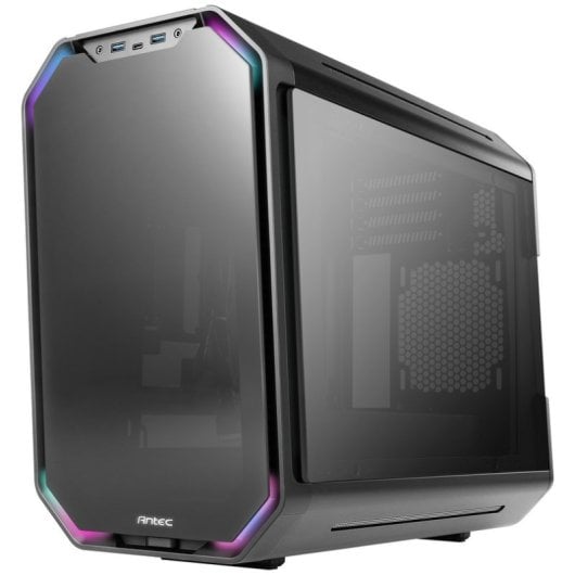 Antec Dark Cube in vetro temperato USB-C Nero