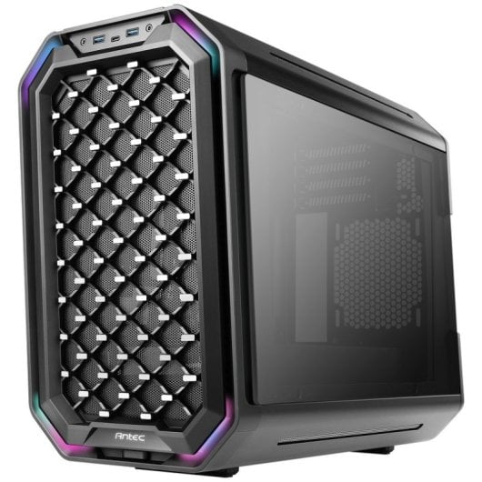 Antec Dark Cube in vetro temperato USB-C Nero