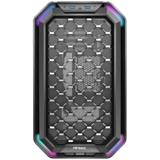 Antec Dark Cube in vetro temperato USB-C Nero