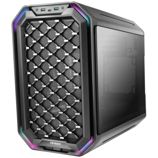 Antec Dark Cube in vetro temperato USB-C Nero
