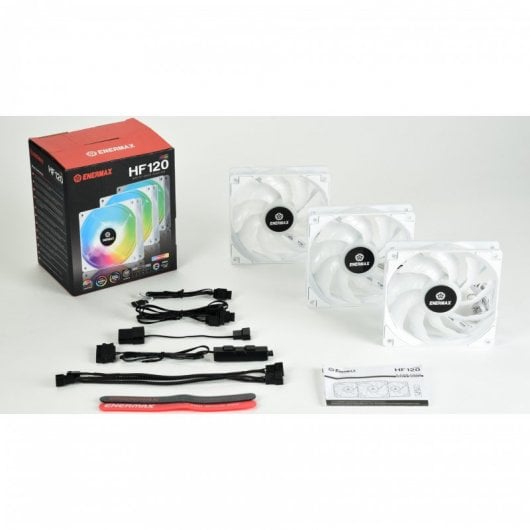 Enermax HF120 ARGB Kit 3 ventilateurs blancs 120 mm