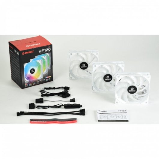 Enermax HF120 ARGB Kit 3 ventole bianche da 120 mm