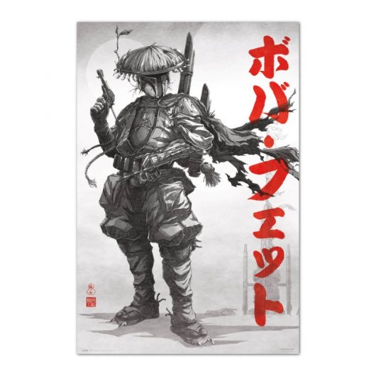 Erik Editores Star Wars Visions Boba Fett Poster 91,5 x 61 cm