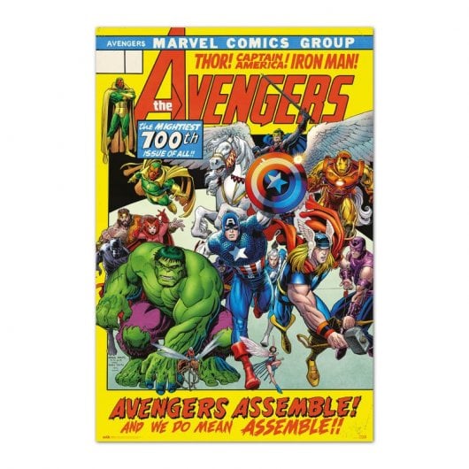 Erik Editores Marvel Avengers 100. Ausgabe Poster 91,5 x 61 cm