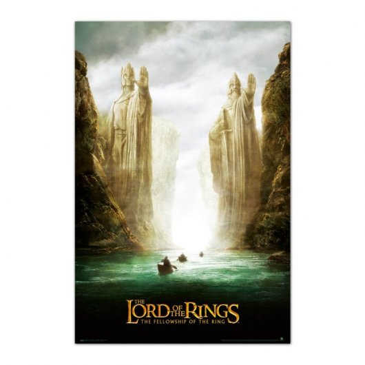 Erik Editores O Senhor dos Anéis Argonath Pôster 91,5x61 Cm