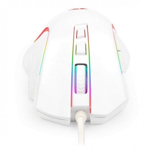 Mouse da gioco Redragon M607W Griffin RGB 7200 DPI Bianco