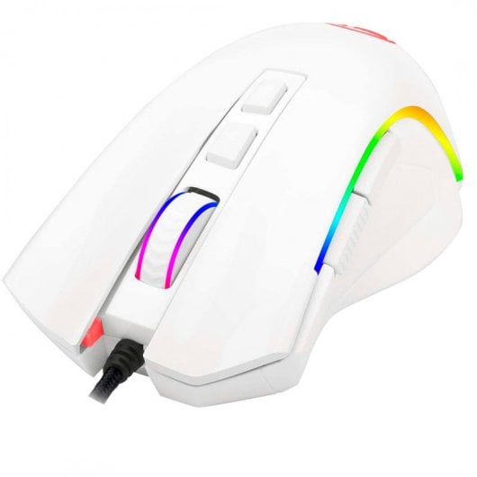 Redragon M607W Griffin Rato Gaming RGB 7200 DPI Branco