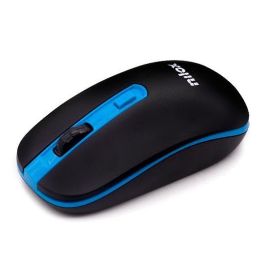 Mouse ottico wireless Nilox 1600 DPI Nero-Blu