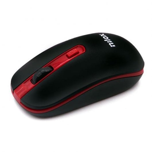 Souris optique sans fil Nilox 1600 DPI rouge