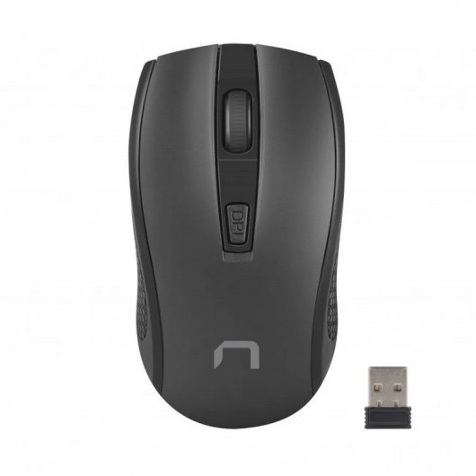 Natec Jay 2 kabellose optische Maus, 1600 DPI, Schwarz