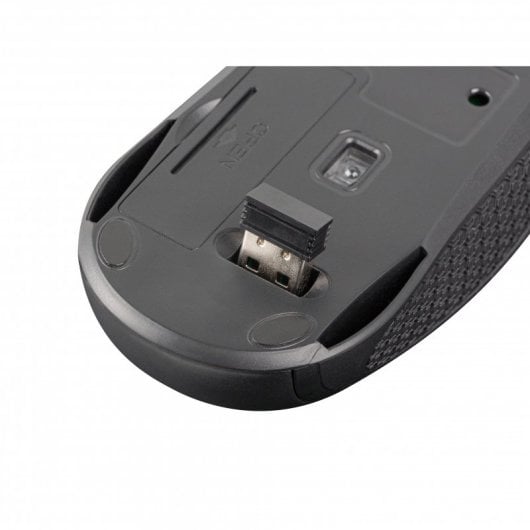 Natec Jay 2 kabellose optische Maus, 1600 DPI, Schwarz