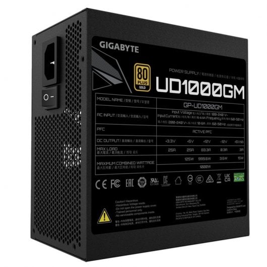 Gigabyte UD1000GM 1000W 80 Plus Oro Modulare