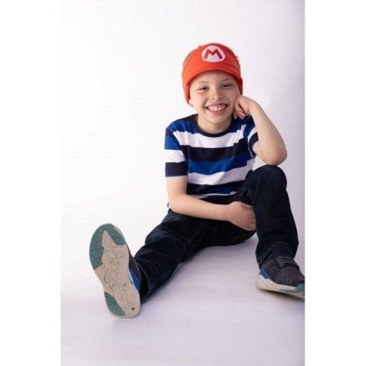 Auriculares Blade Super Mario com fio banda lavável infantil volume limitado azul