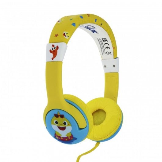 OTL Technologies Baby Shark Auriculares Infantiles con Limitador de Volumen