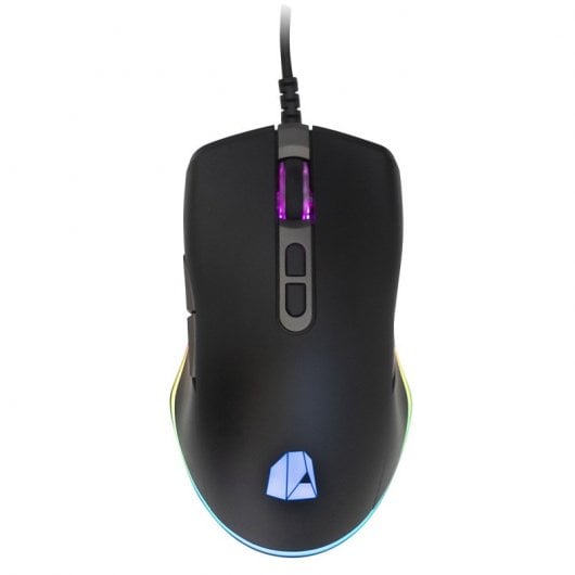 Mouse da gioco Nitropc NM10 RGB 10000 DPI Nero