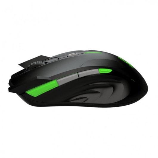 Mouse da gioco Keep Out XPoseidon 4000 DPI Nero/Verde