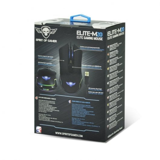 Mouse ottico Spirit of Gamer Elite-M20 4000 DPI