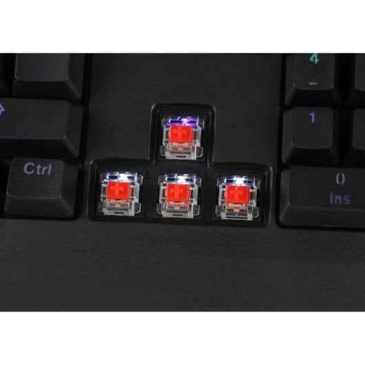 Talius Rune Tastiera da gioco meccanica Interruttore RGB Otemu Rosso