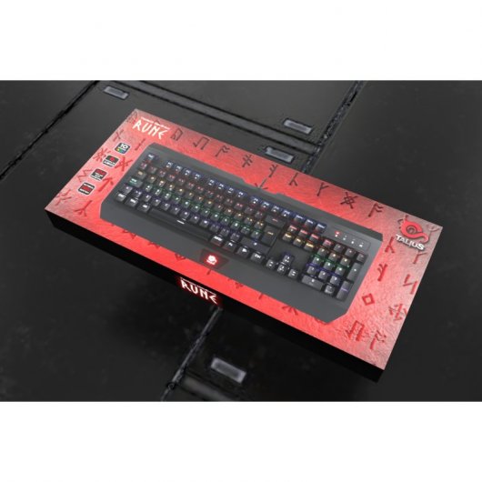 Talius Rune Tastiera da gioco meccanica Interruttore RGB Otemu Rosso